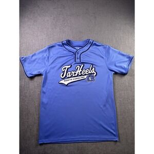 North Carolina Tar Heels Henley Men's L Graphic Print Blue University